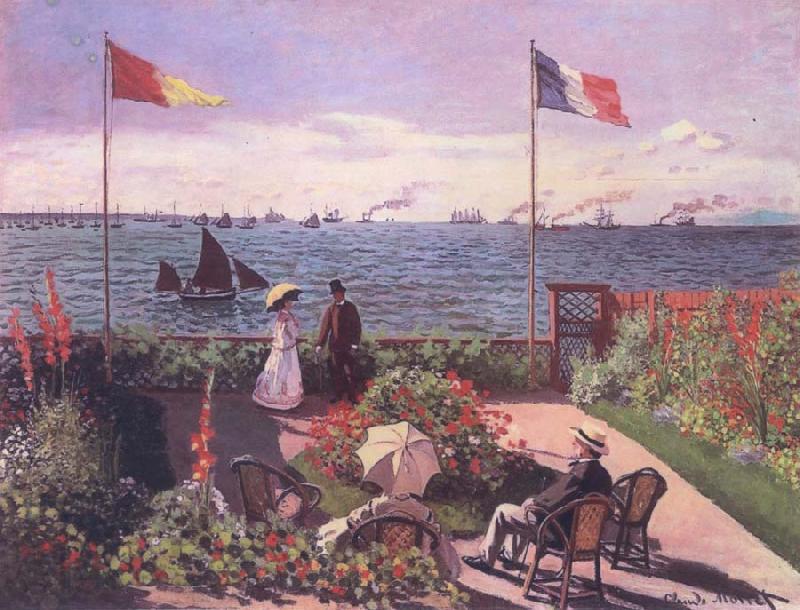 Claude Monet Terrace at Sainte-Adresse Germany oil painting art